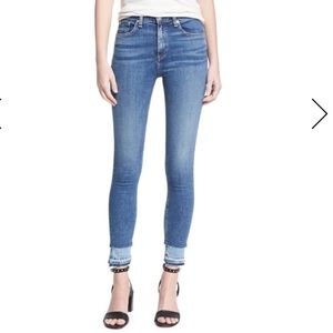 Rag & Bone 10” skinny jeans crows nest (size 28)
